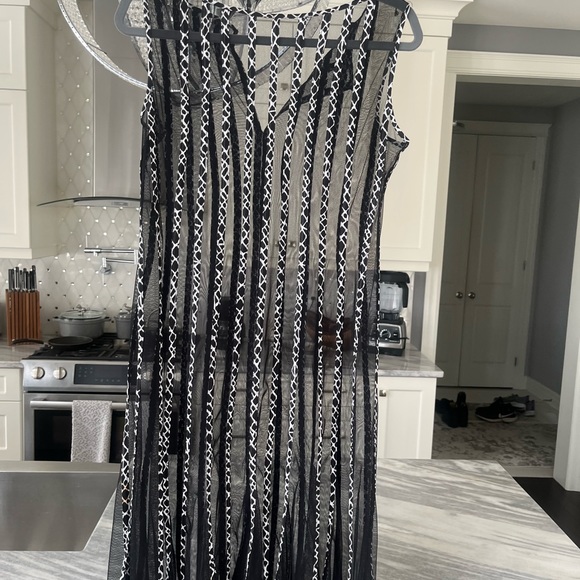 Sandra Darren amazing resort wear beach pool cover up dress size small 🧉🌴 - Picture 9 of 17